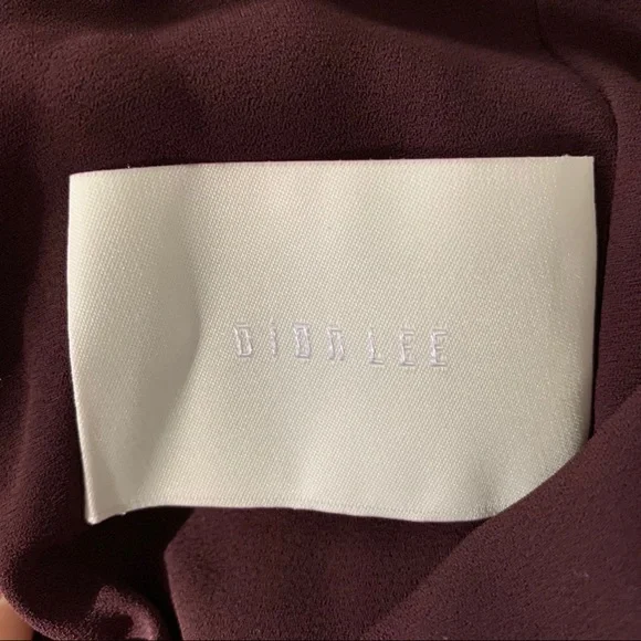 Dion Lee Fine Line Velvet Hi-low Cocktail Dress